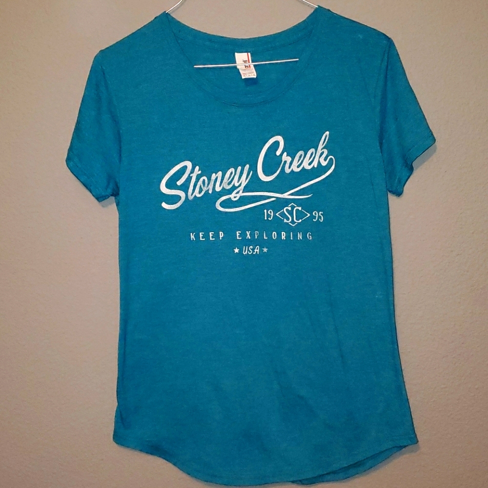 Teal Stoney Creek Tee